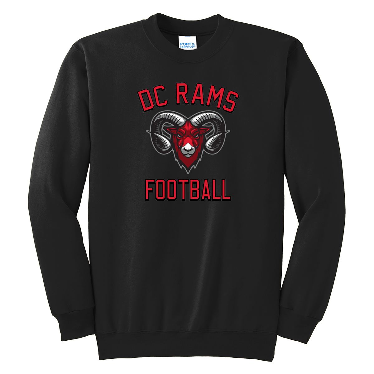 DC Rams Football Crew Neck Sweater