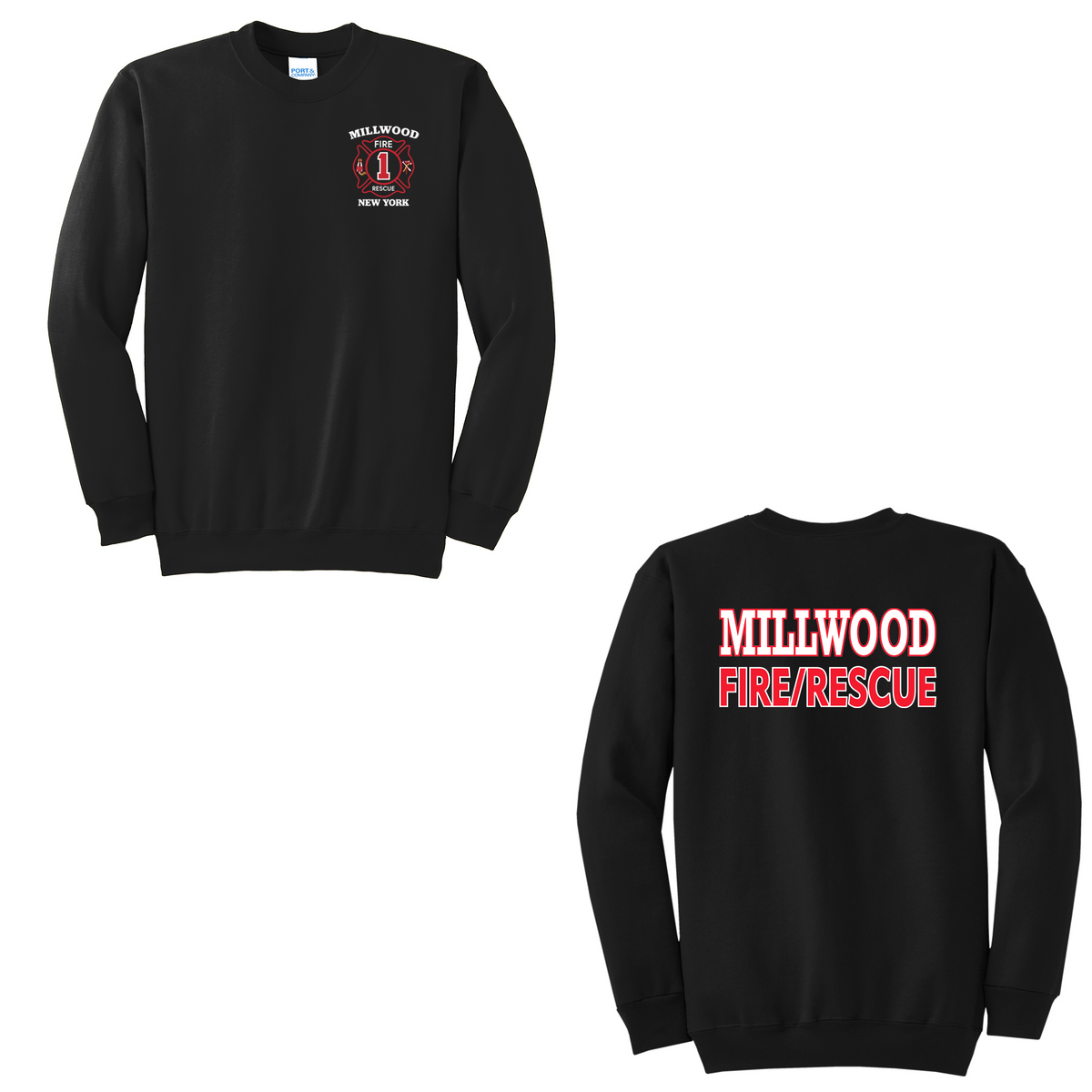 Millwood Fire Company Crew Neck Sweater