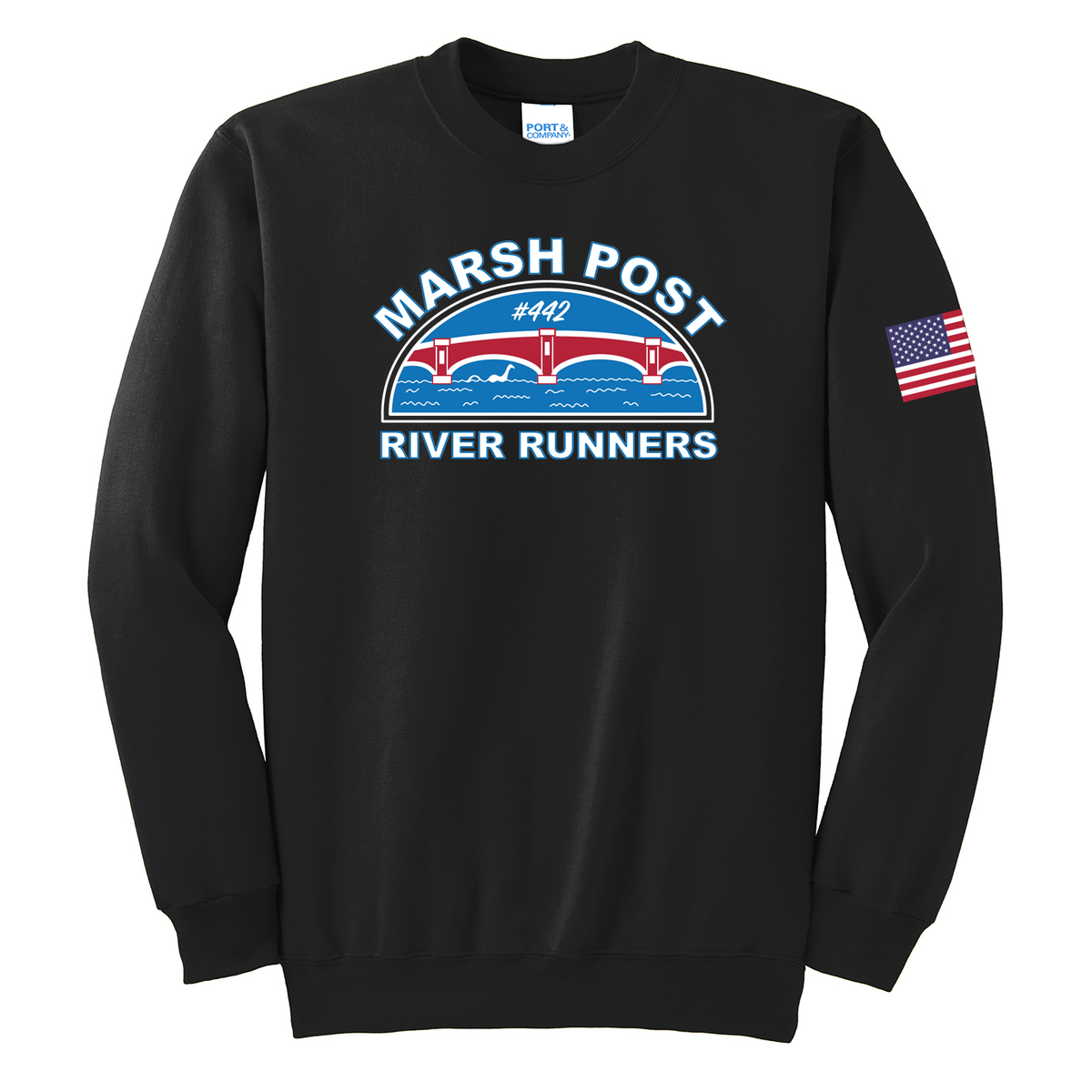 Marsh Post River Runners Crew Neck Sweater