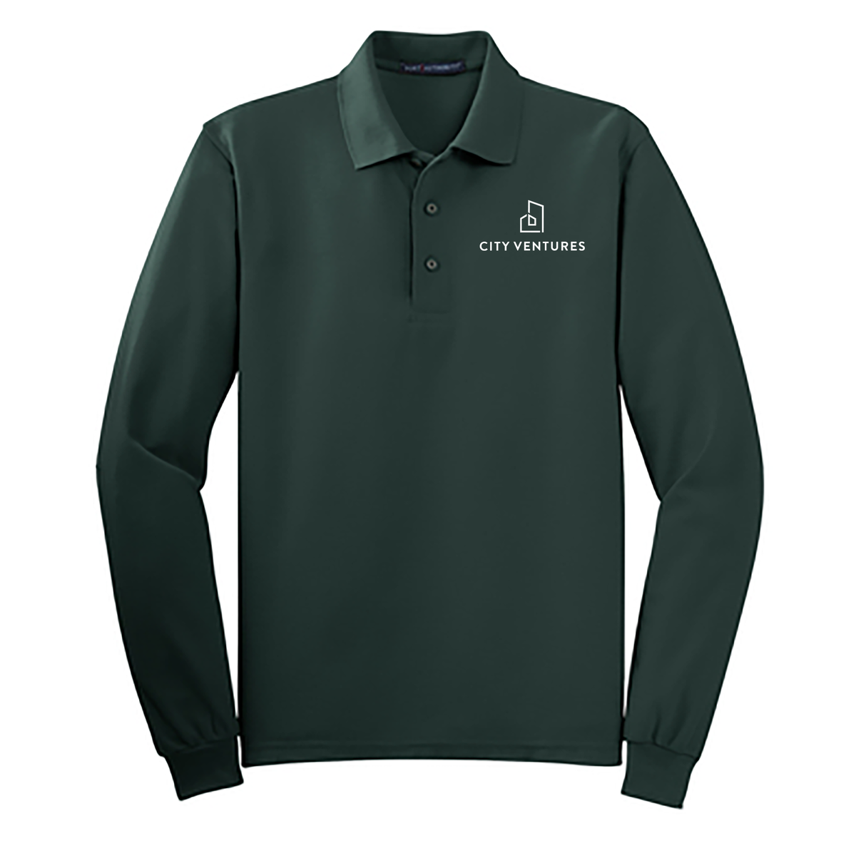 City Ventures Silk Touch Long Sleeve Polo