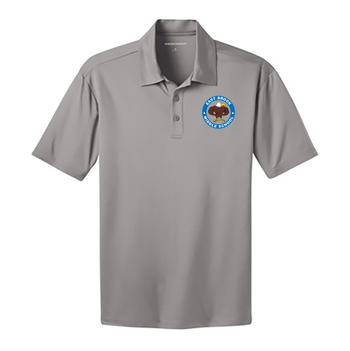 East Brook Middle School Eagles Silk Touch Performance Polo