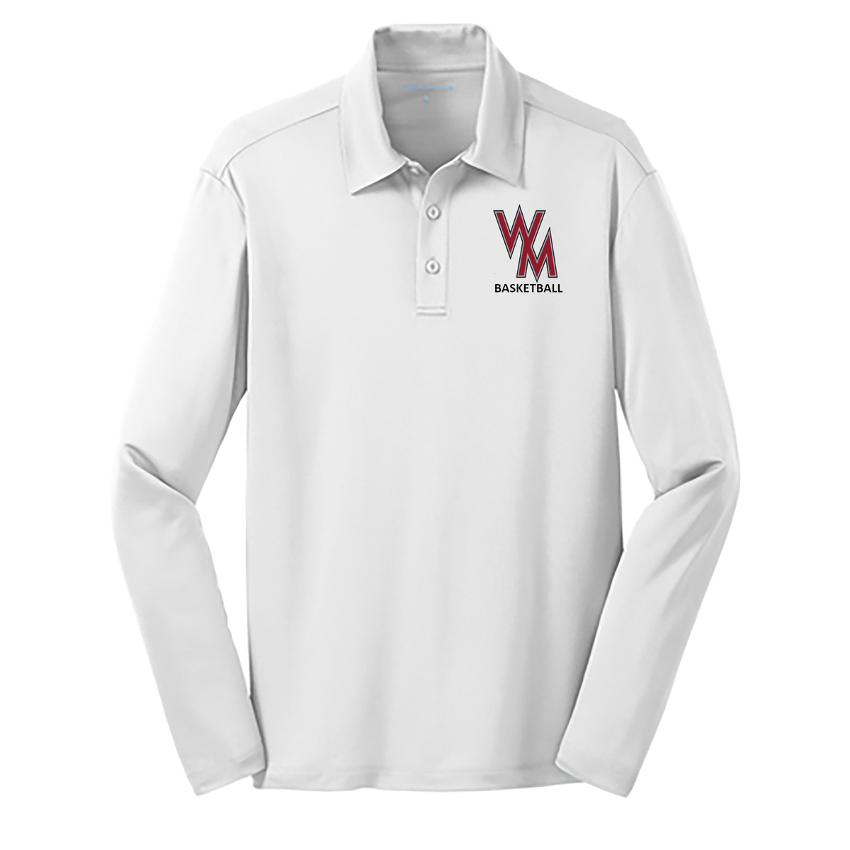 Winters Mill HS Basketball Silk Touch Performance Long Sleeve Polo