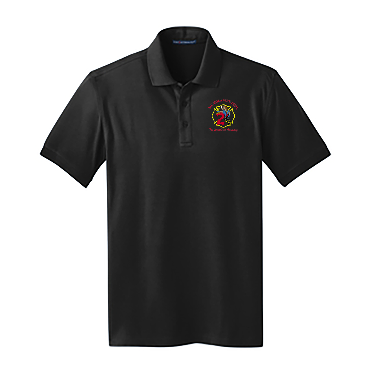 Mineola Fire Dept. Stretch Pique Polo