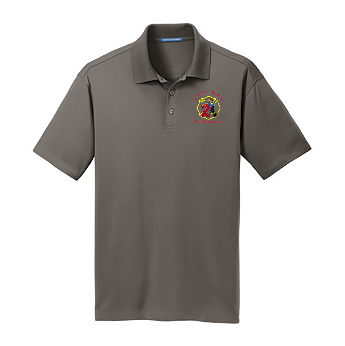 Mineola Fire Dept. Rapid Dry™ Mesh Polo