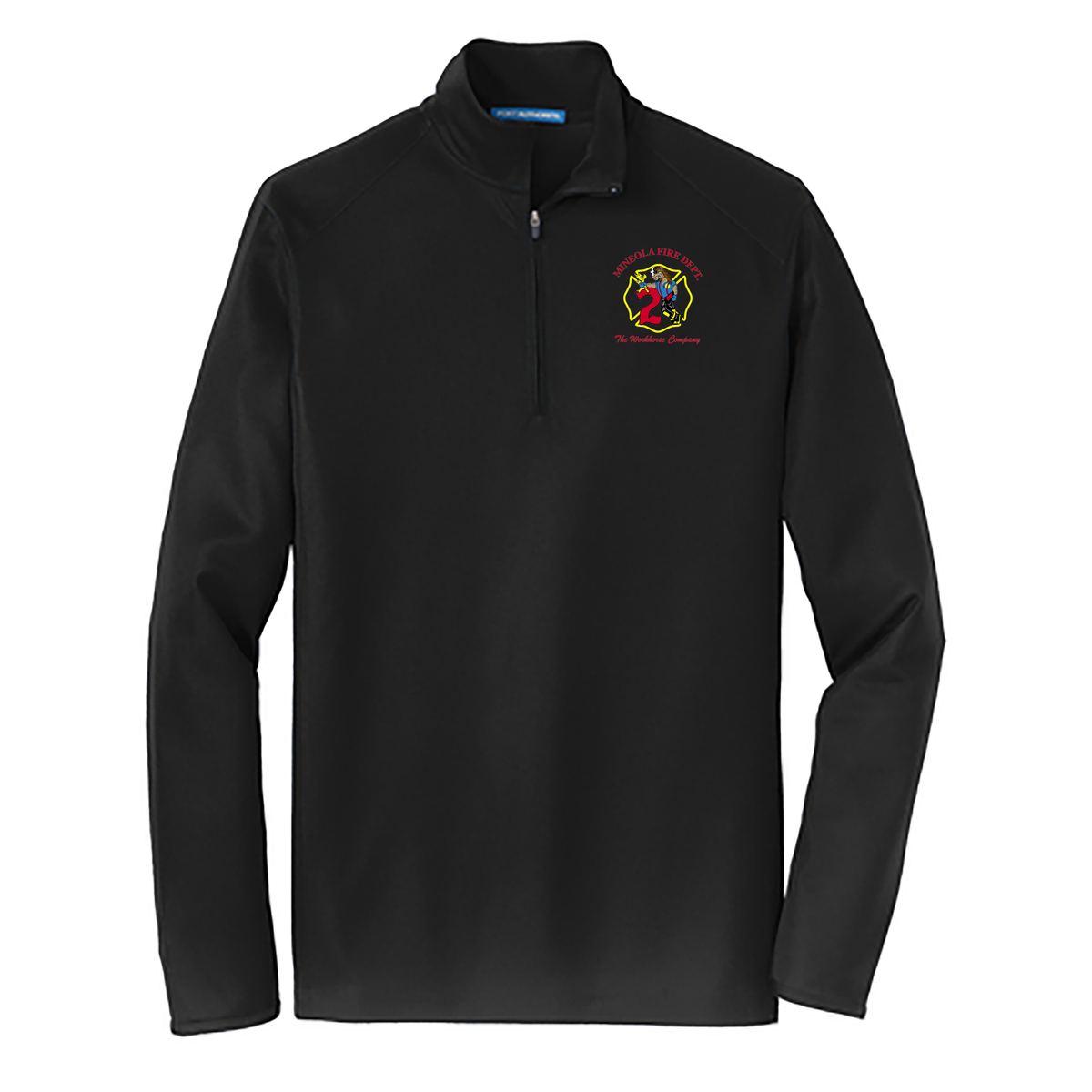 Mineola Fire Dept. Pinpoint Mesh 1/2-Zip