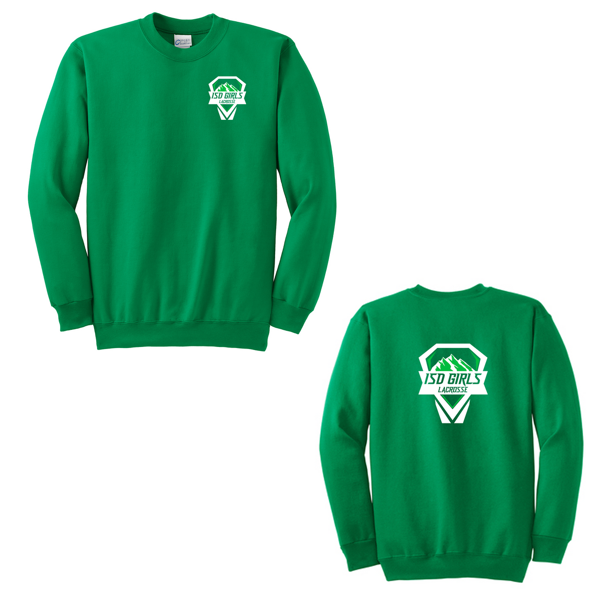 ISD Girl's Lacrosse Crew Neck Sweater