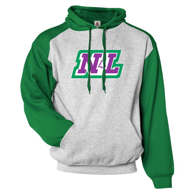 Northern Lights Box Lacrosse Athletic Fleece Sport Hoodie