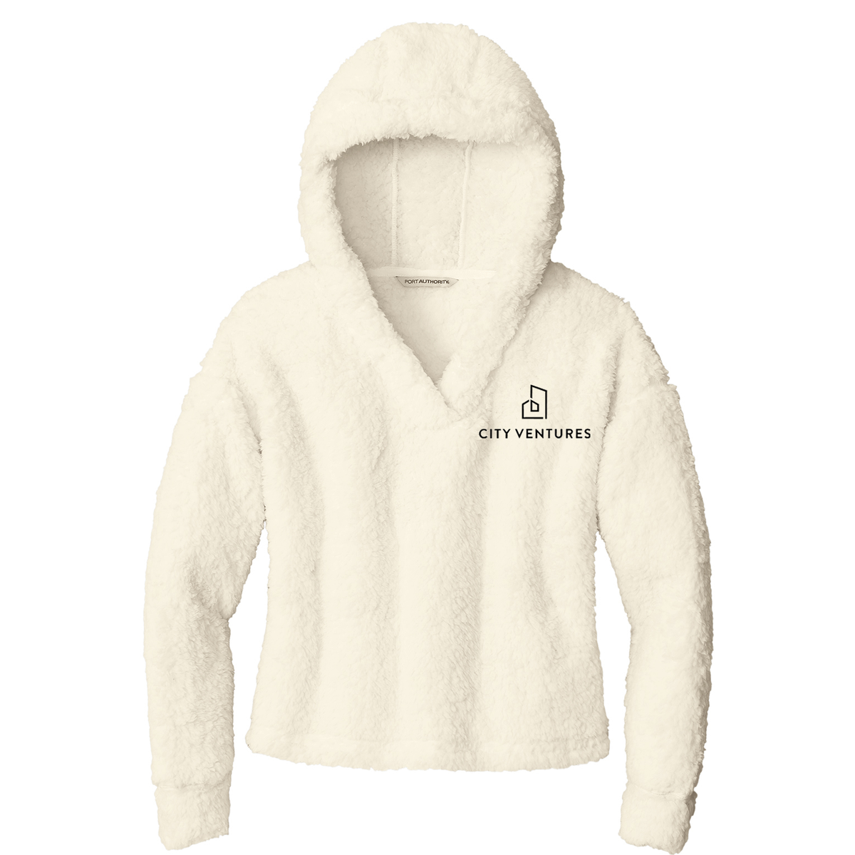 City Ventures Ladies Cozy Cropped Hoodie