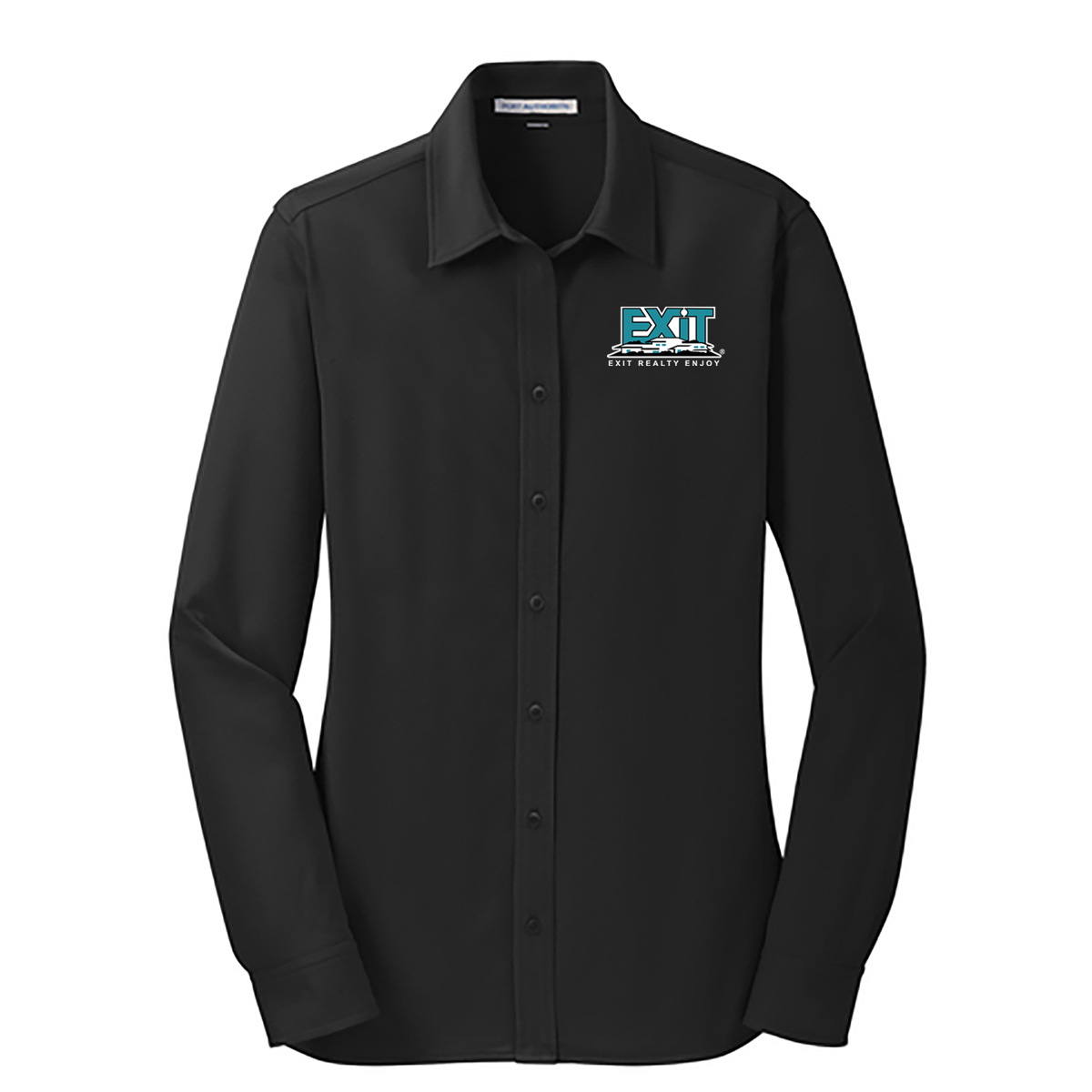 Exit Realty Ladies Dimension Knit Dress Shirt