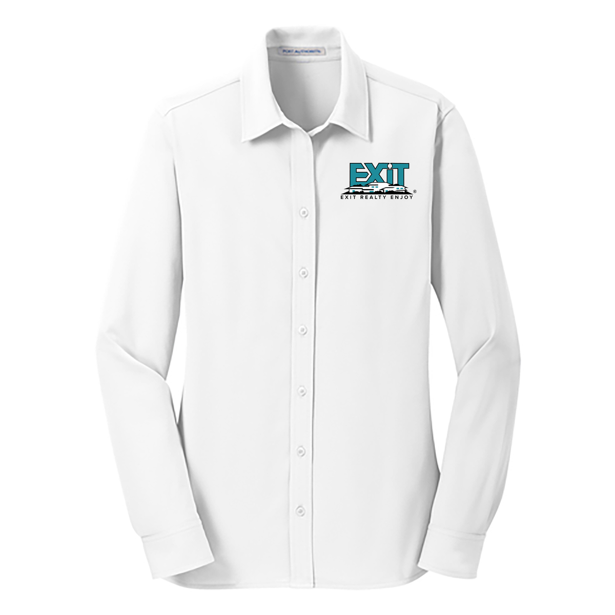 Exit Realty Ladies Dimension Knit Dress Shirt