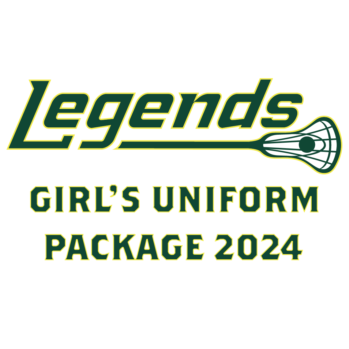 Legends Lacrosse Premium 3 Piece GIRL'S Uniform Set *REQUIRED*