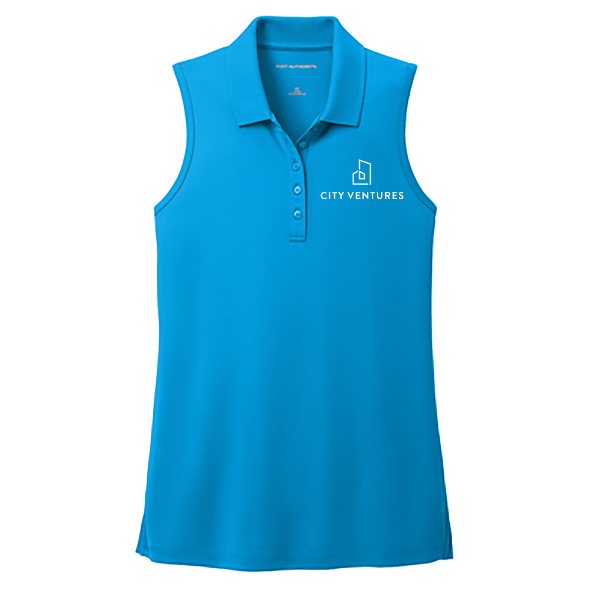 City Ventures Ladies Dry Zone UV Micro-Mesh Sleeveless Polo