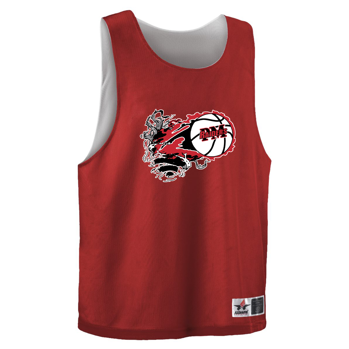 Raider Basketball Reversible Pinnie