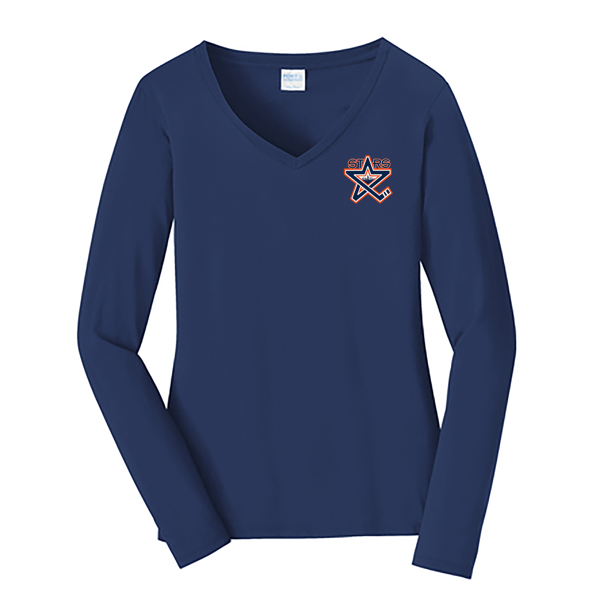 New York Stars Hockey Ladies Long Sleeve Fan Favorite V-Neck Tee