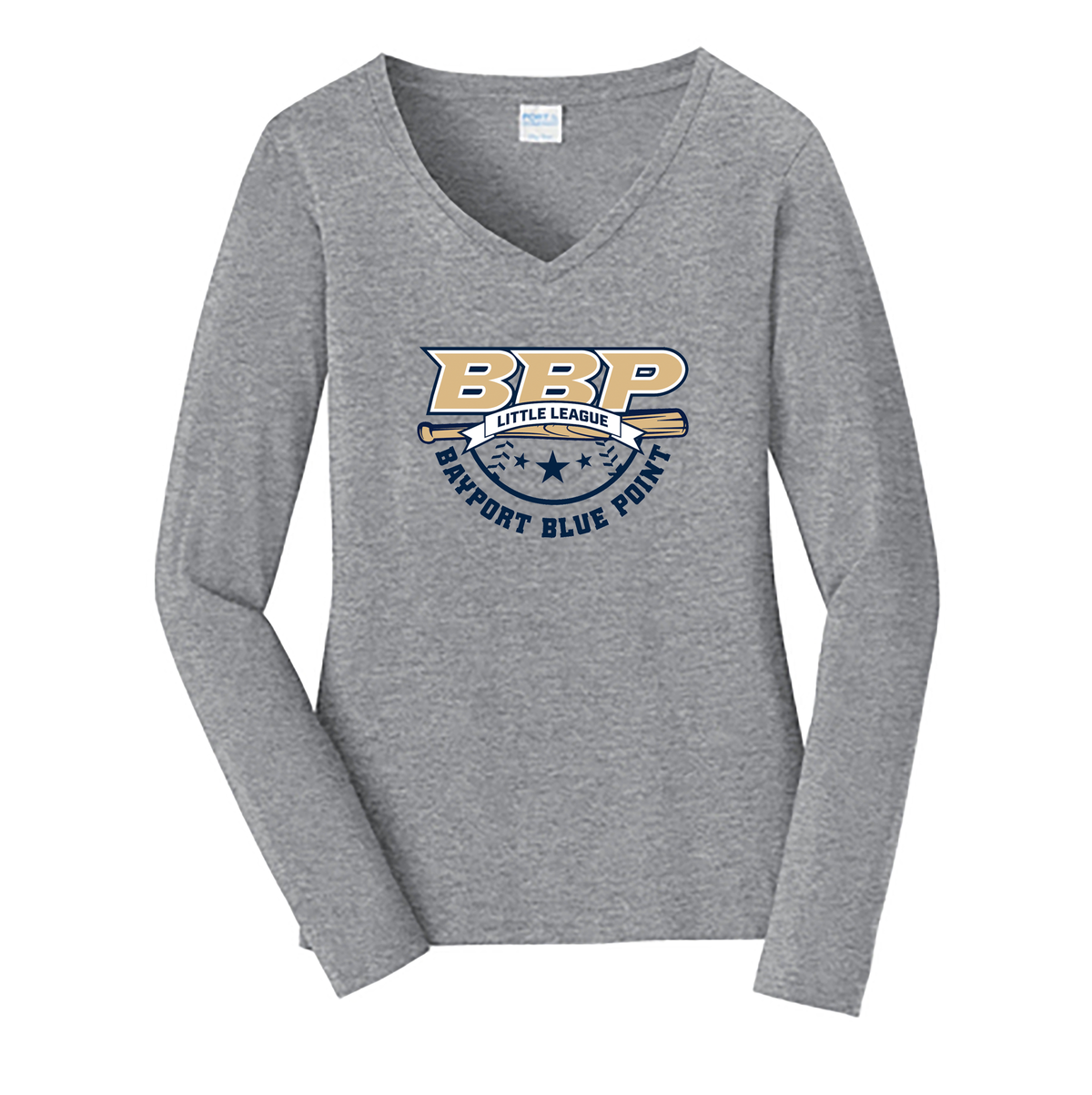 BBP Little League Ladies Long Sleeve Fan Favorite™ V-Neck Tee