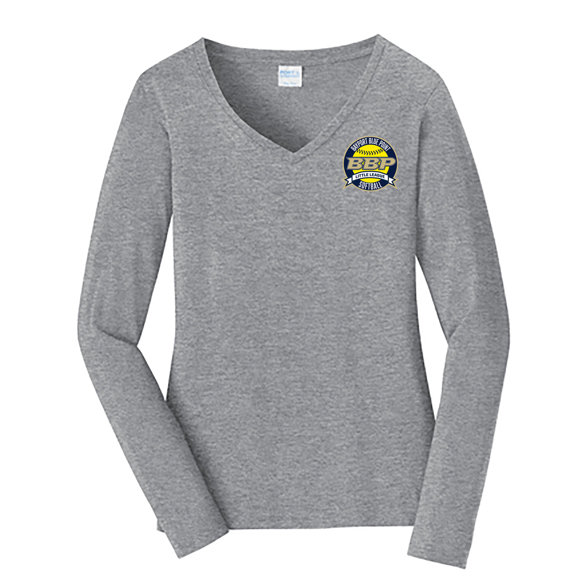 BBP Little League Ladies Long Sleeve Fan Favorite™ V-Neck Tee