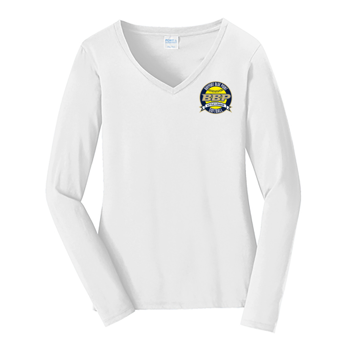 BBP Little League Ladies Long Sleeve Fan Favorite™ V-Neck Tee