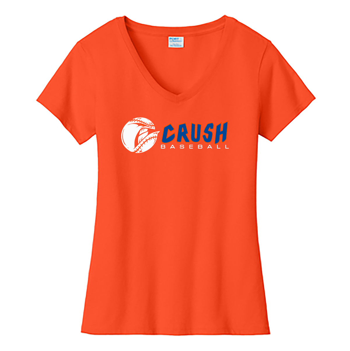 Crush Baseball Ladies Fan Favorite V-Neck Tee