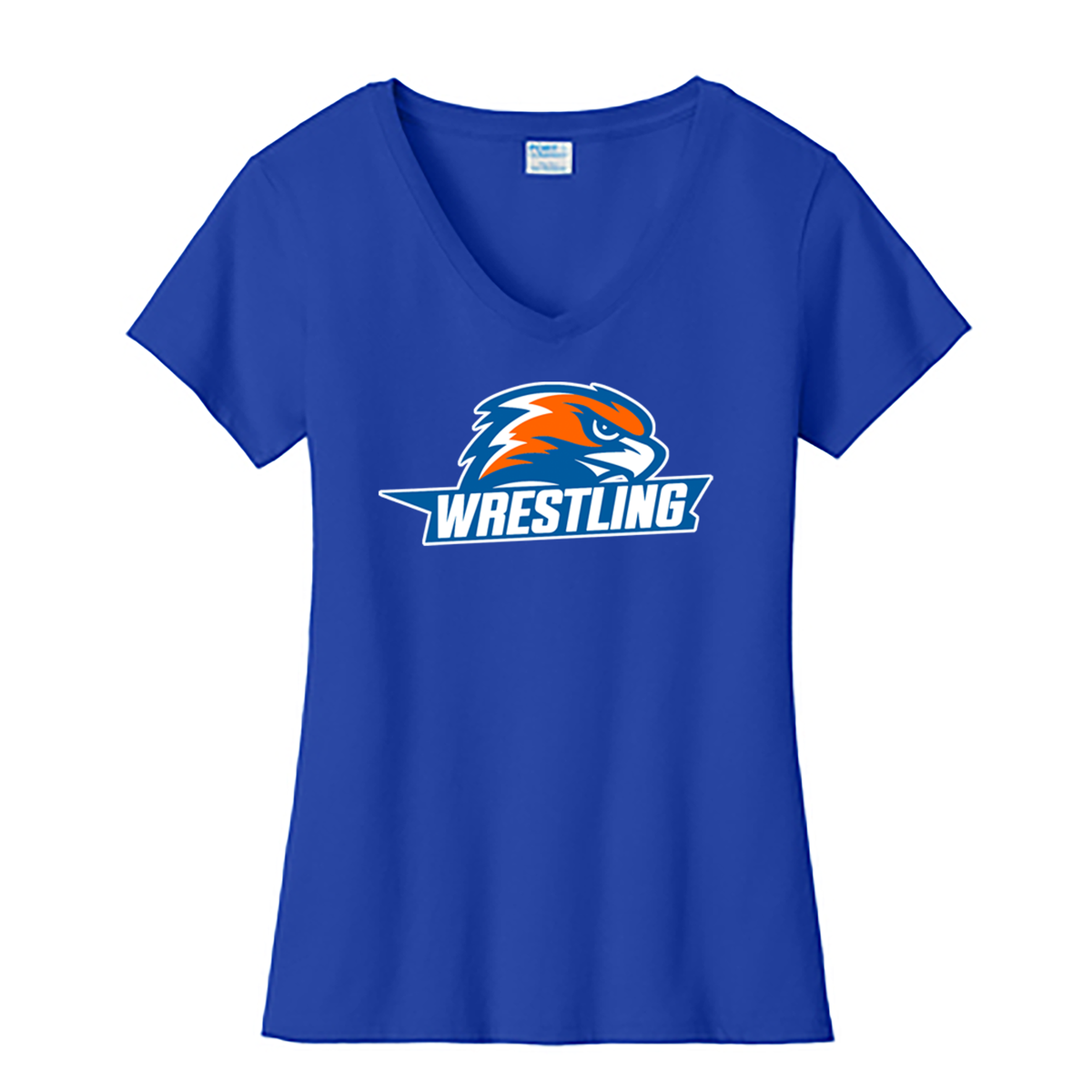 Garrett Morgan School Wrestling Ladies Fan Favorite V-Neck Tee