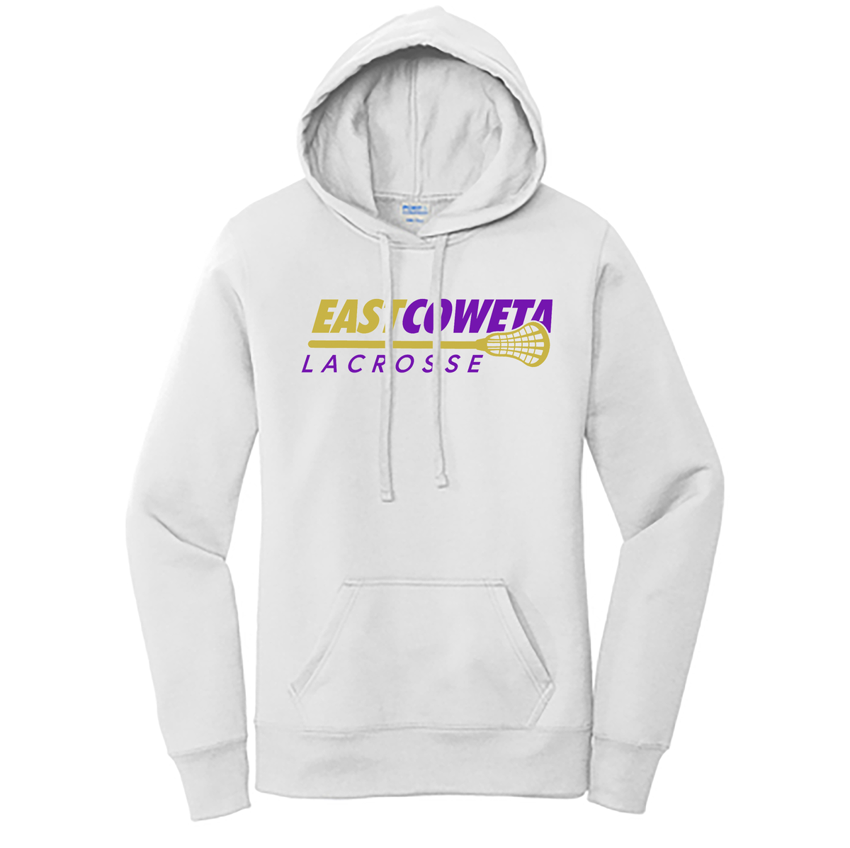 East Coweta Lacrosse Core Fleece Pullover Hooded Sweatshirt