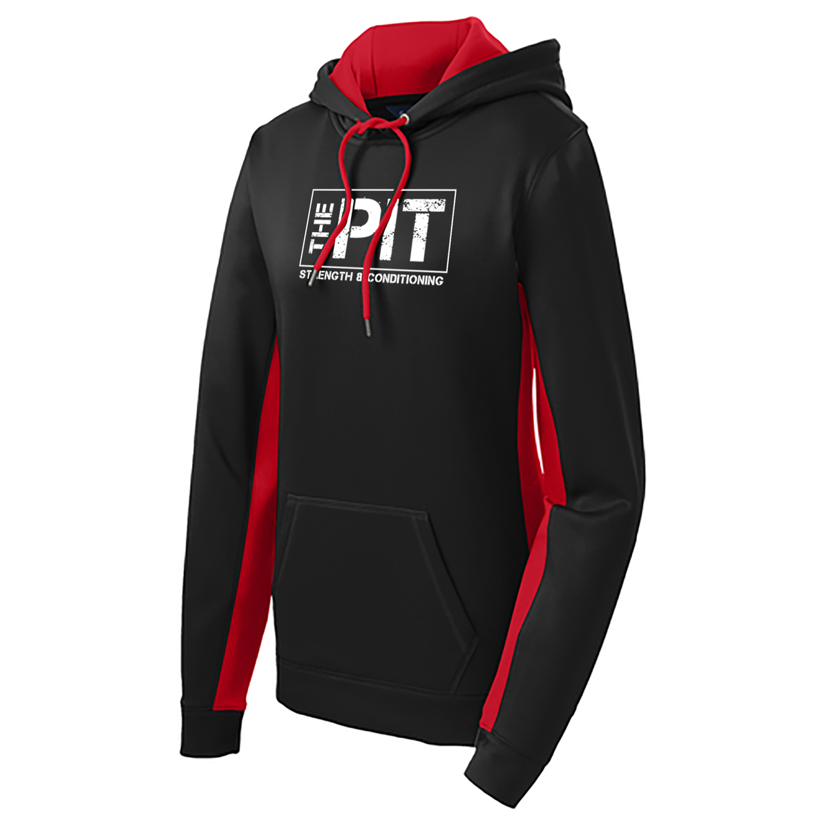 The Pit Ladies Fleece Colorblock Hooded Pullover