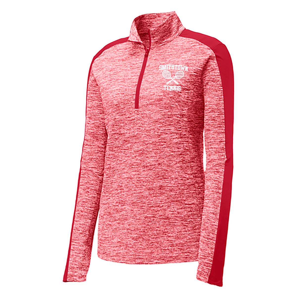 Smithtown Tennis Heather Colorblock 1/4-Zip Pullover