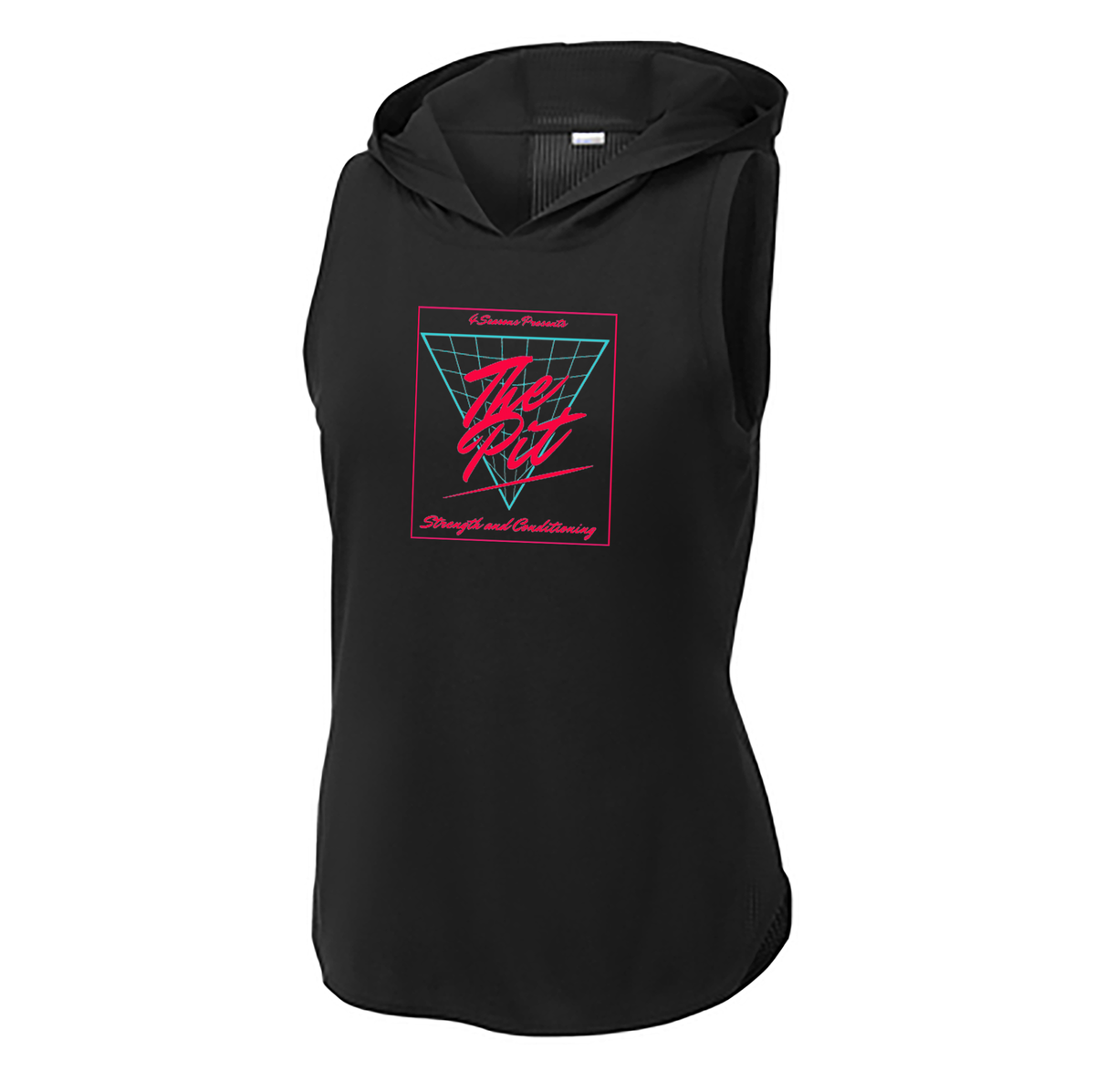 The Pit Ladies Tri-Blend Hoodie Tank