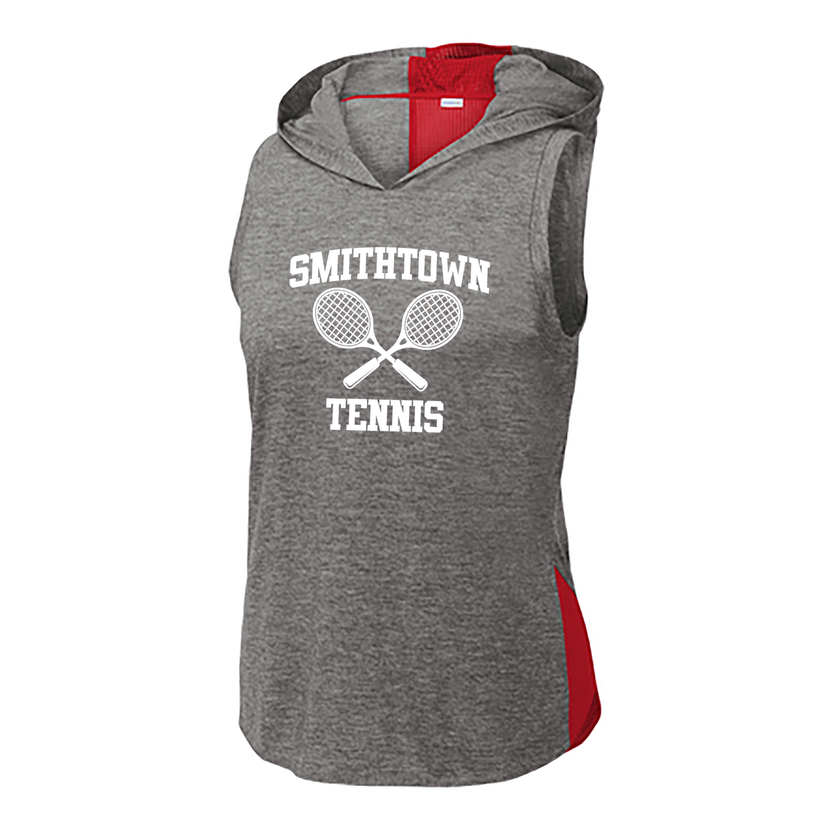 Smithtown Tennis Ladies Tri-Blend Hooded Tank