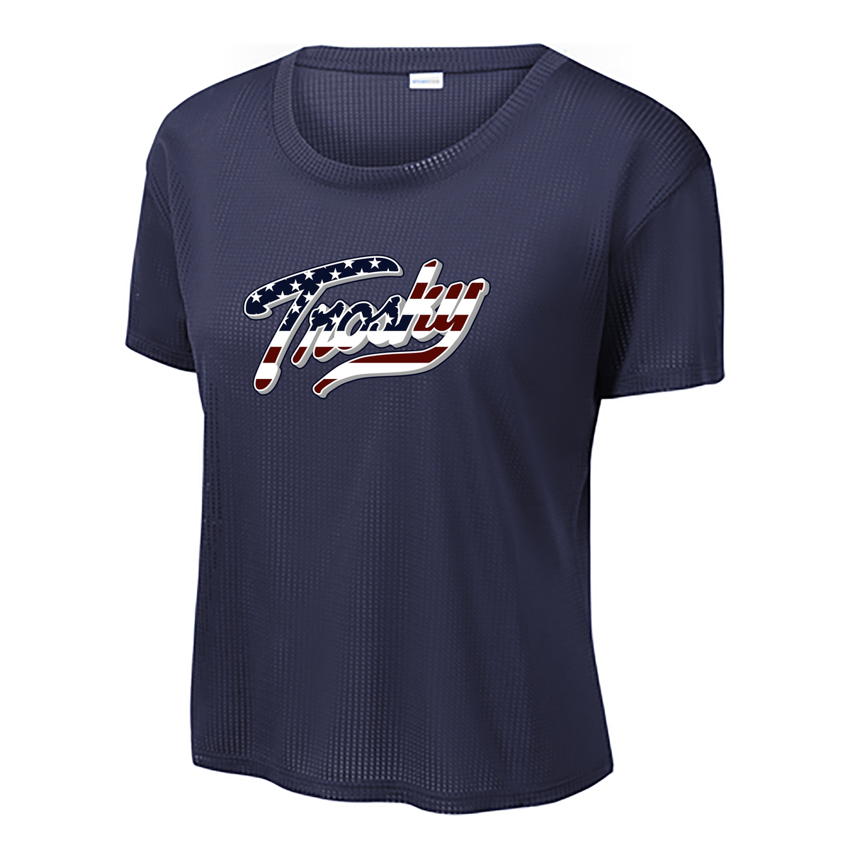Trosky Baseball Crop Tee