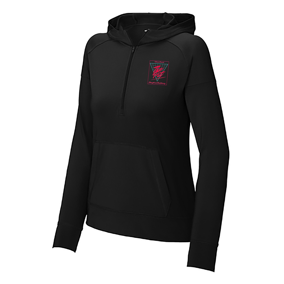 The Pit Ladies Sport-Wick Stretch 1/2-Zip Hoodie