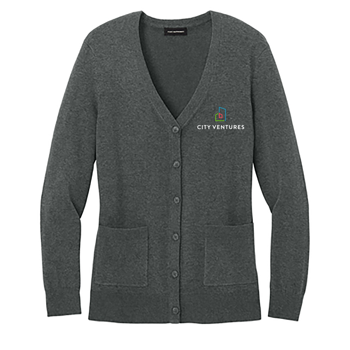 City Ventures Women’s Easy Care Button-Up Cardigan Sweater