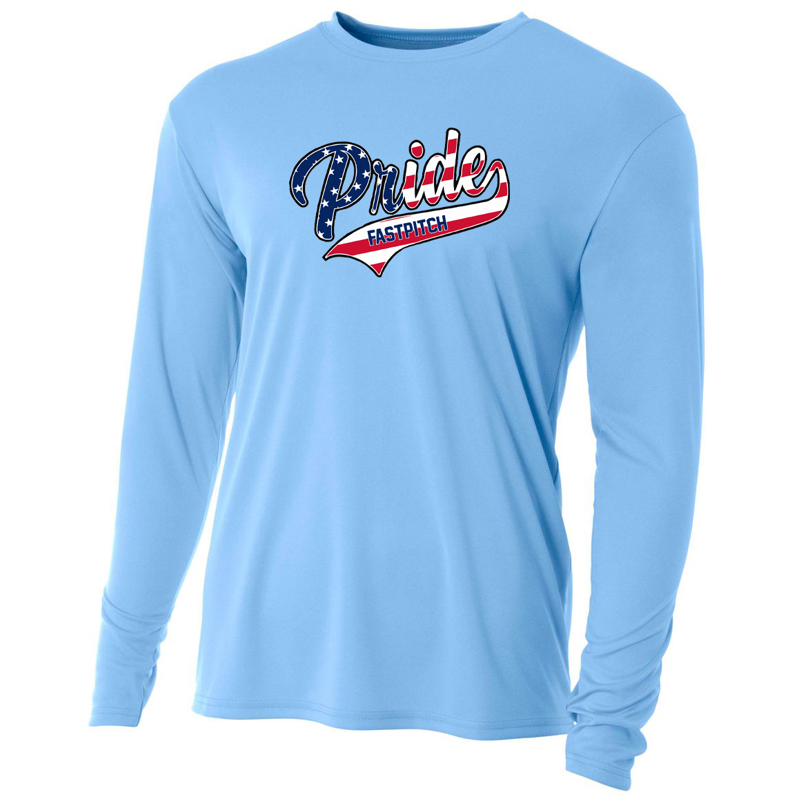 Long Island Pride Fastpitch Cooling Performance Long Sleeve Crew