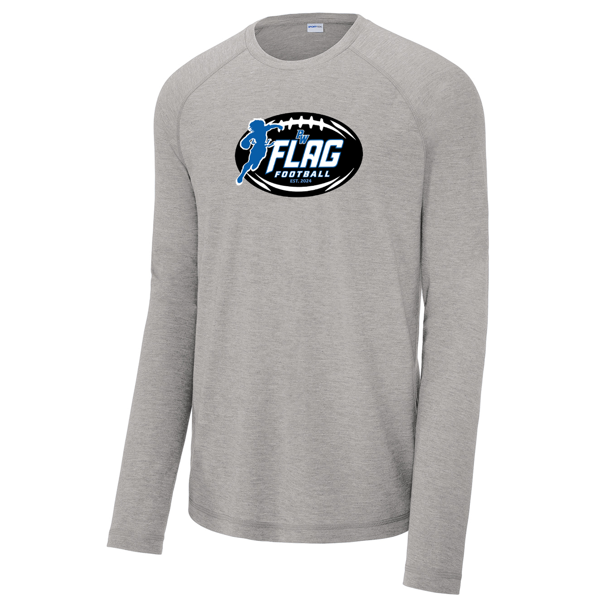 Port Washington Flag Football Long Sleeve Raglan CottonTouch