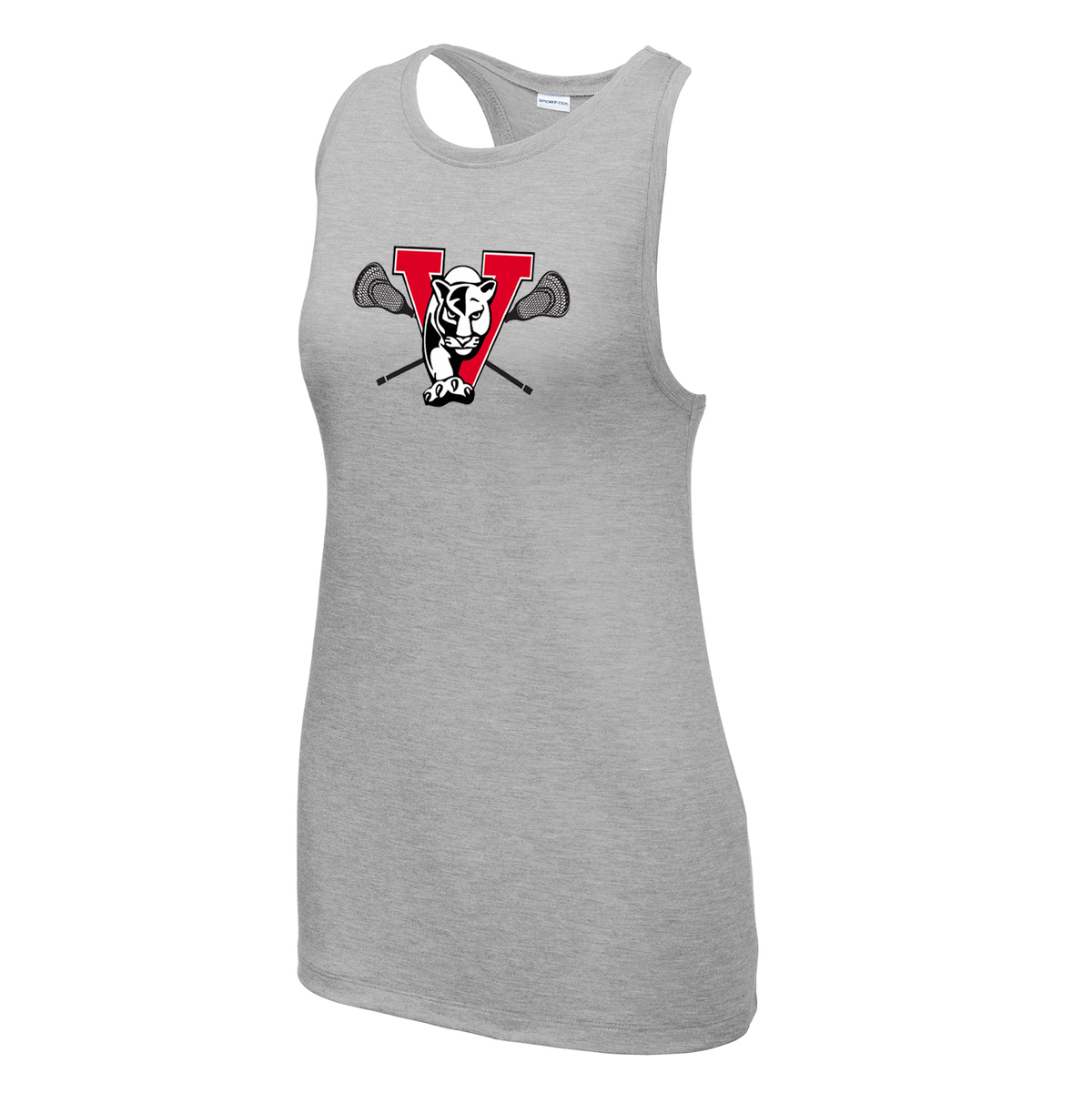 Vista HS Girls Lacrosse Women's Tri-Blend Wicking Racerback