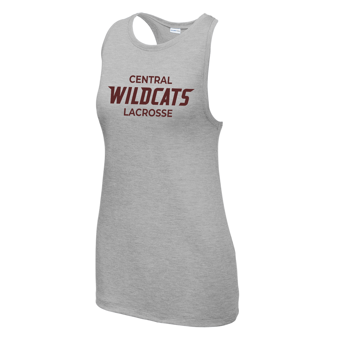 Central Wildcats Women's Tri-Blend Wicking Racerback