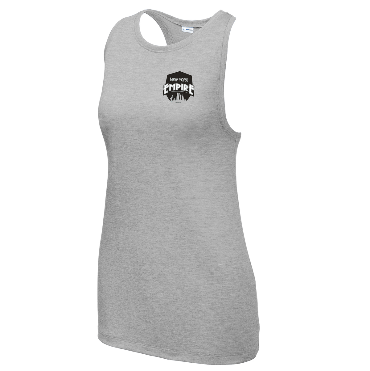 New York Empire Police Softball Women's Tri-Blend Wicking Racerback