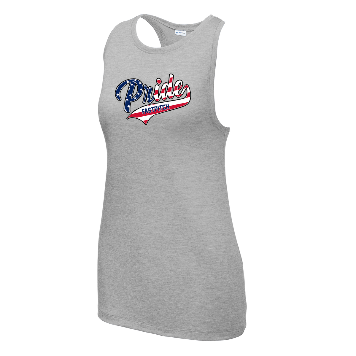 Long Island Pride Fastpitch Women's Tri-Blend Wicking Racerback