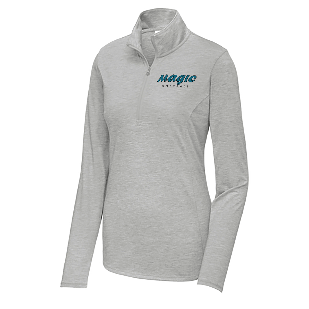 LGCS Softball Women's Tri-Blend Quarter Zip