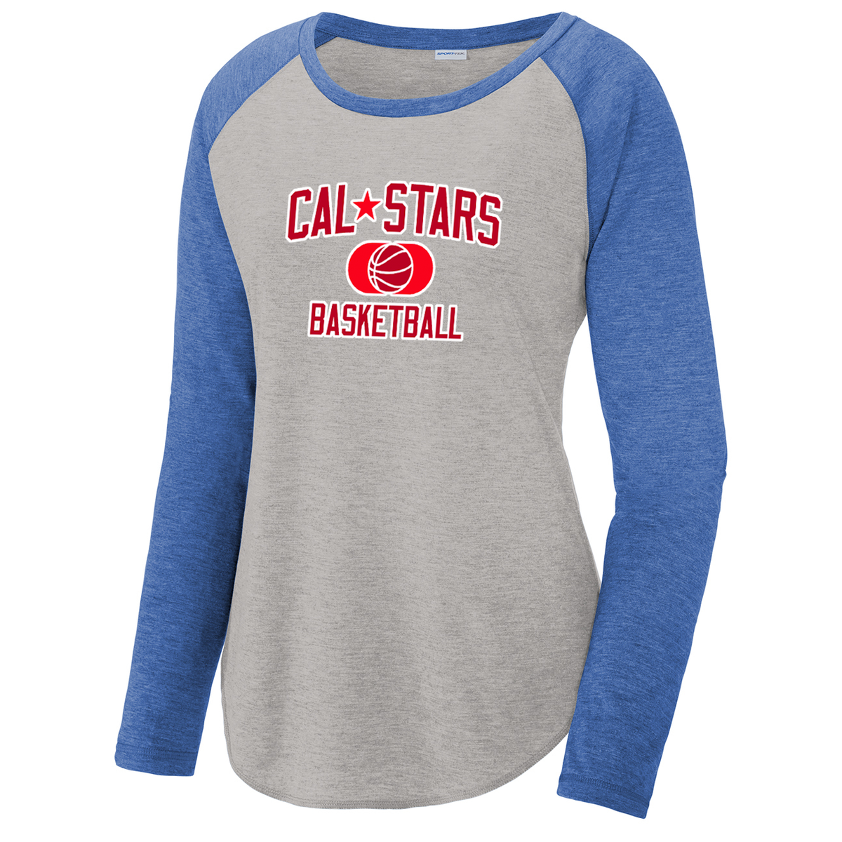 Cal Stars Basketball Women's Raglan Long Sleeve CottonTouch