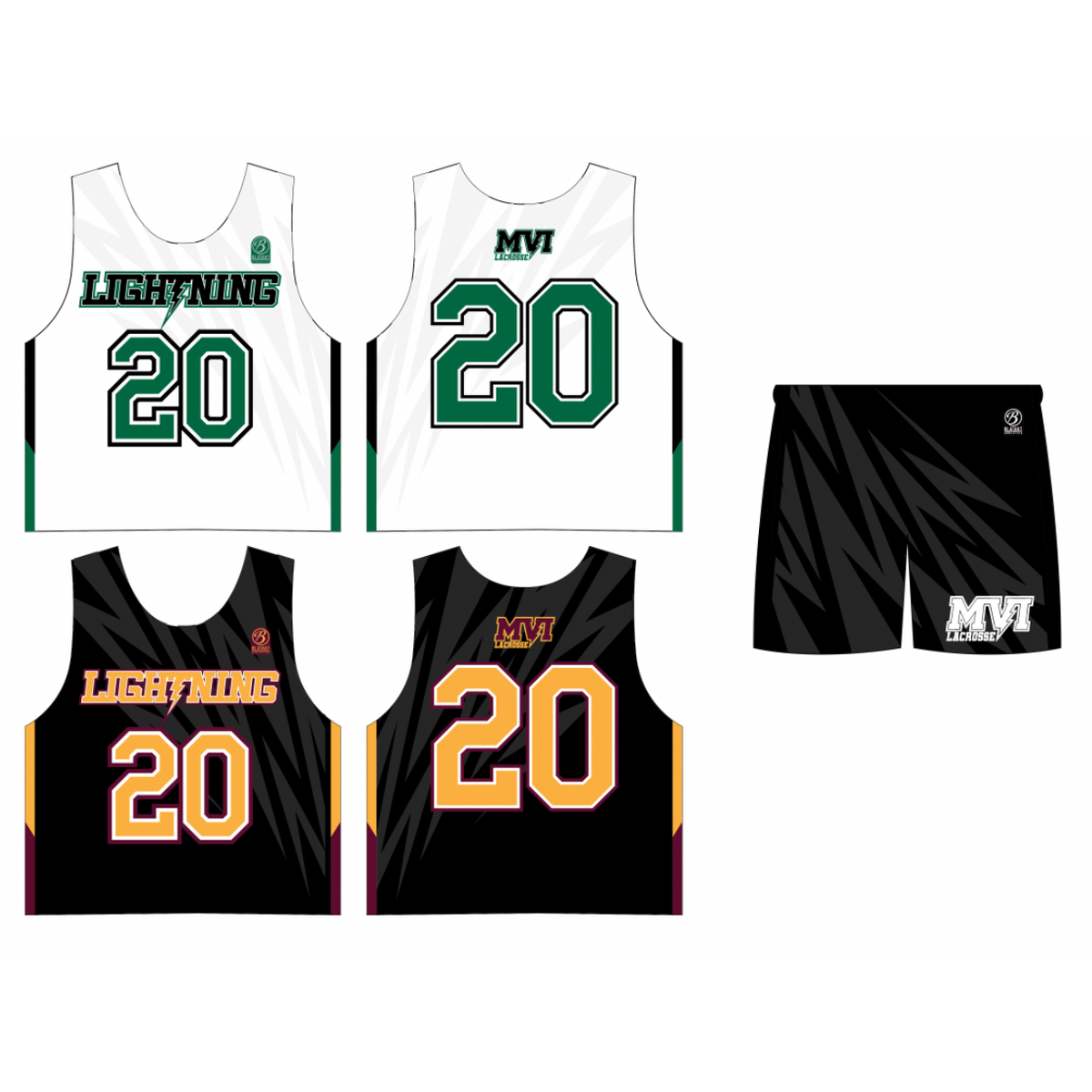 MVI Lacrosse Premium 2 Piece Uniform Package - BOYS