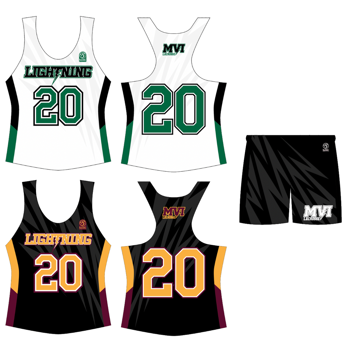 MVI Lacrosse Premium 2 Piece Uniform Package - GIRLS