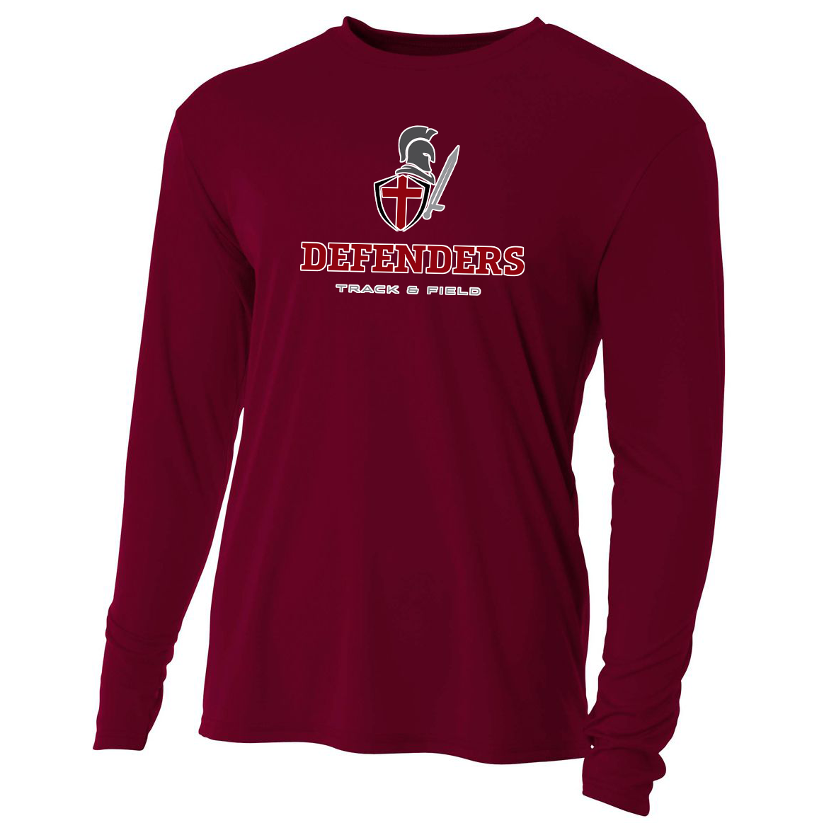 Defenders Track & Field Cooling Performance Long Sleeve Crew