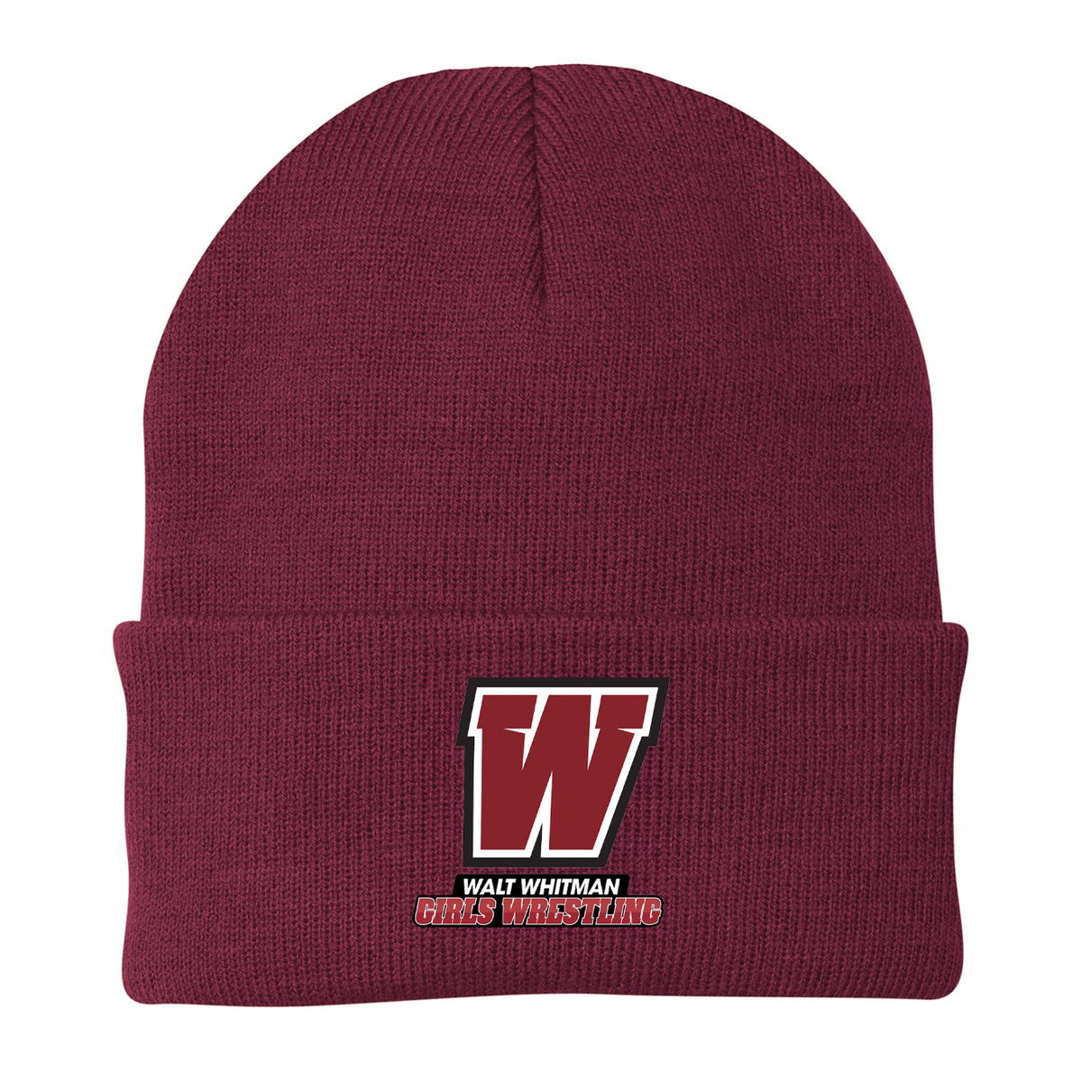 Whitman Women's Wrestling Knit Beanie