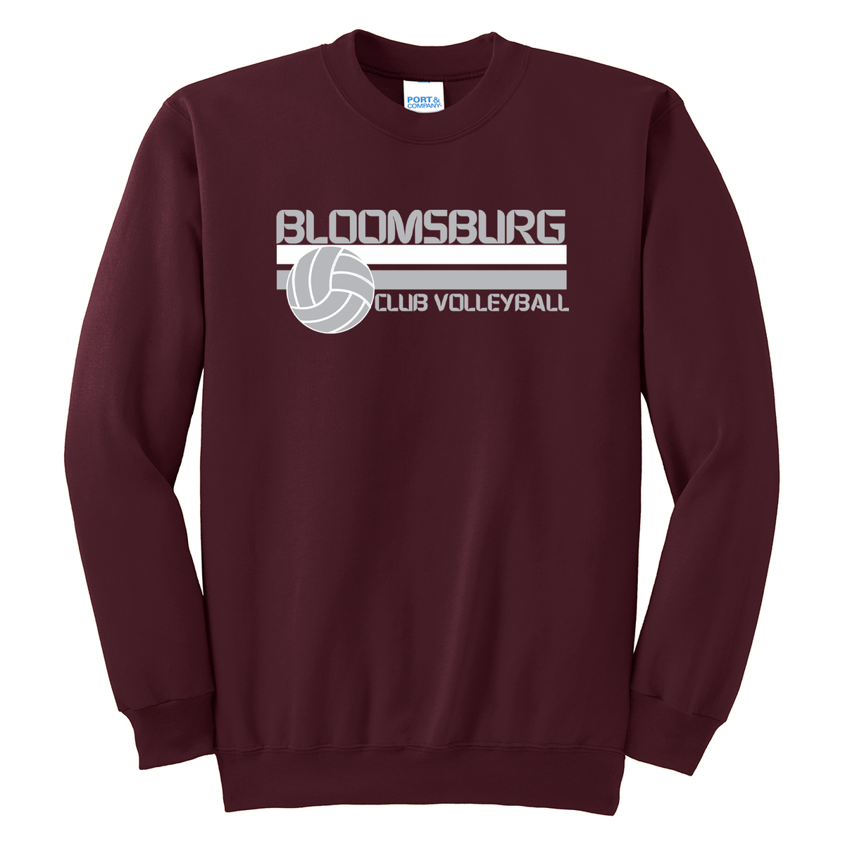 Bloomsburg Club Volleyball Crew Neck Sweater