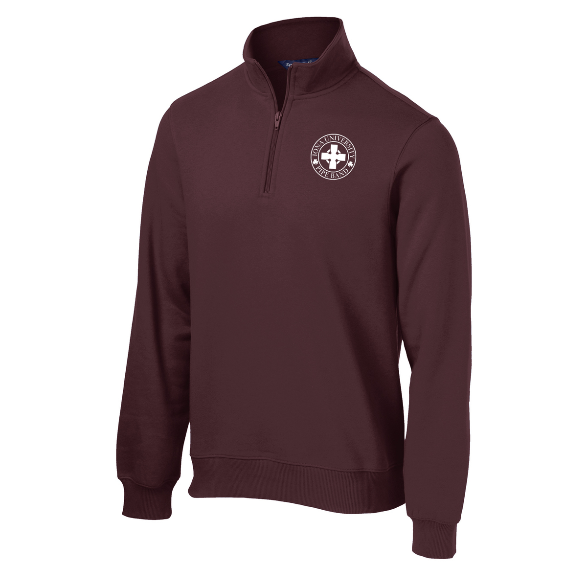 Iona University Pipe Band 1/4 Zip Fleece