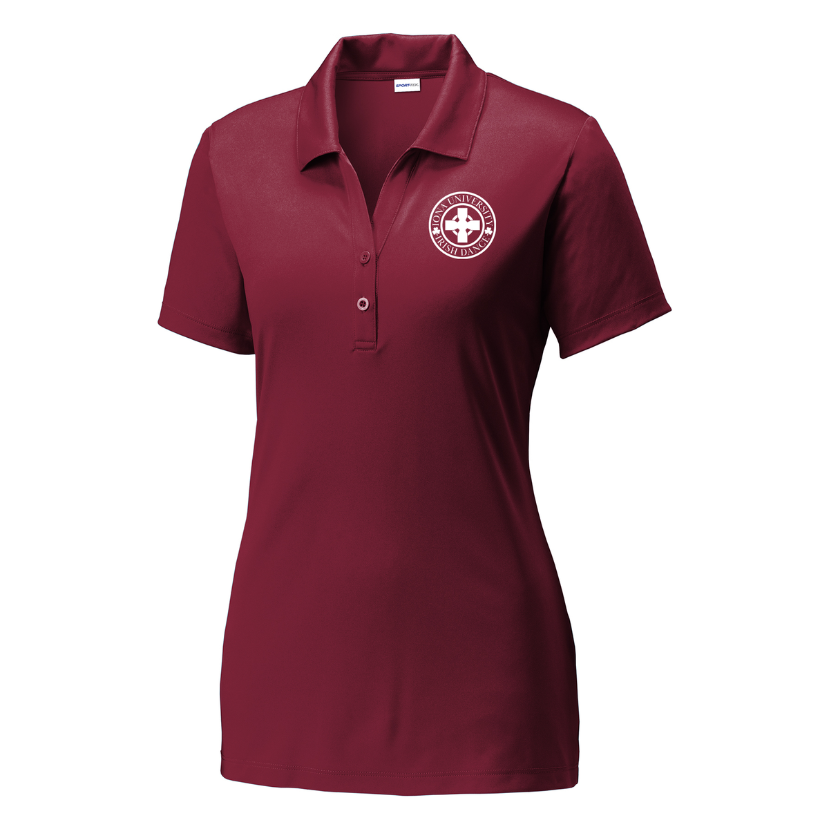 Iona University Irish Dance Ladies Micropique Sport-Wick Polo