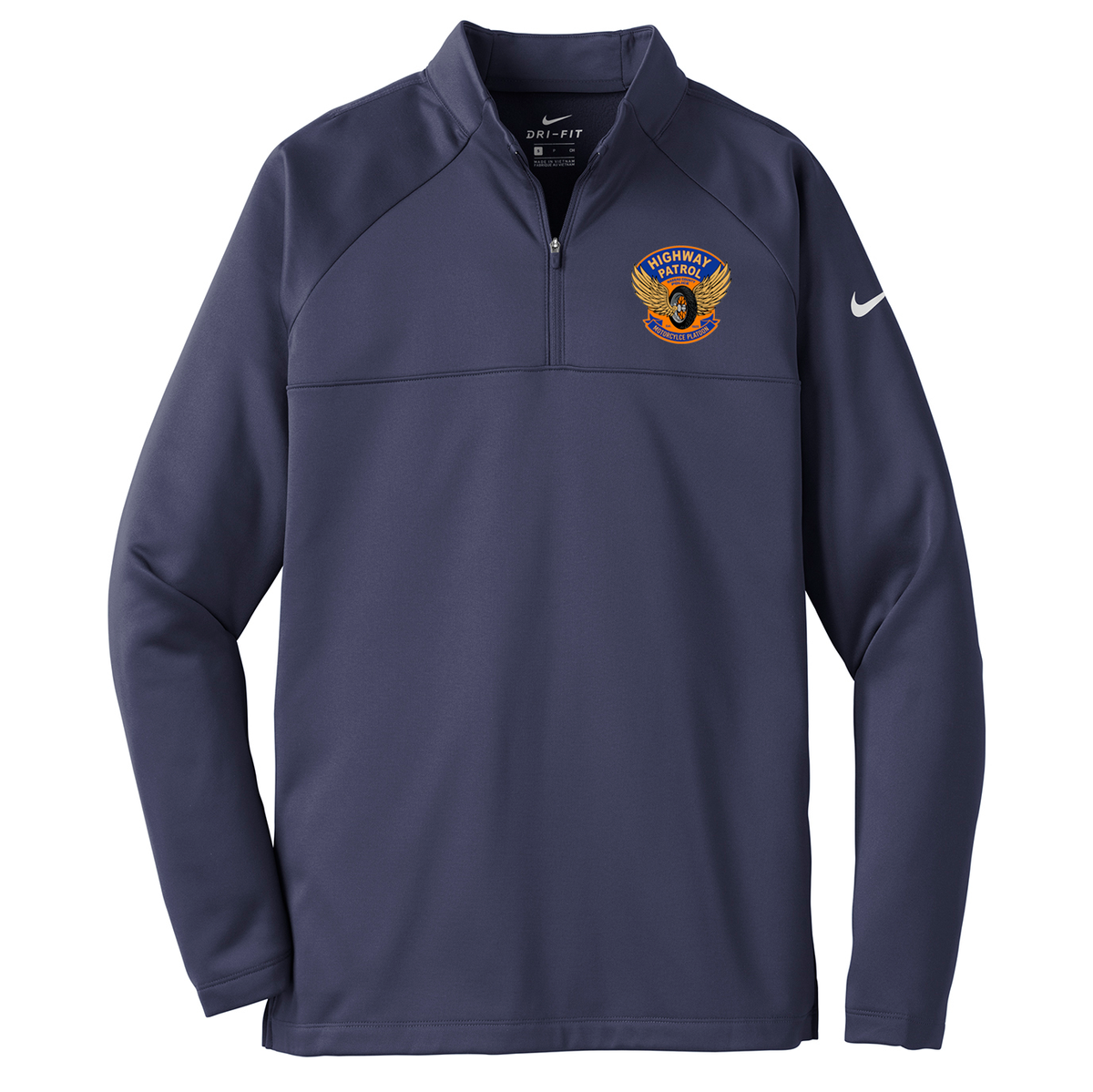 NCPD Motorcycle Unit Nike Therma-FIT Quarter-Zip Fleece