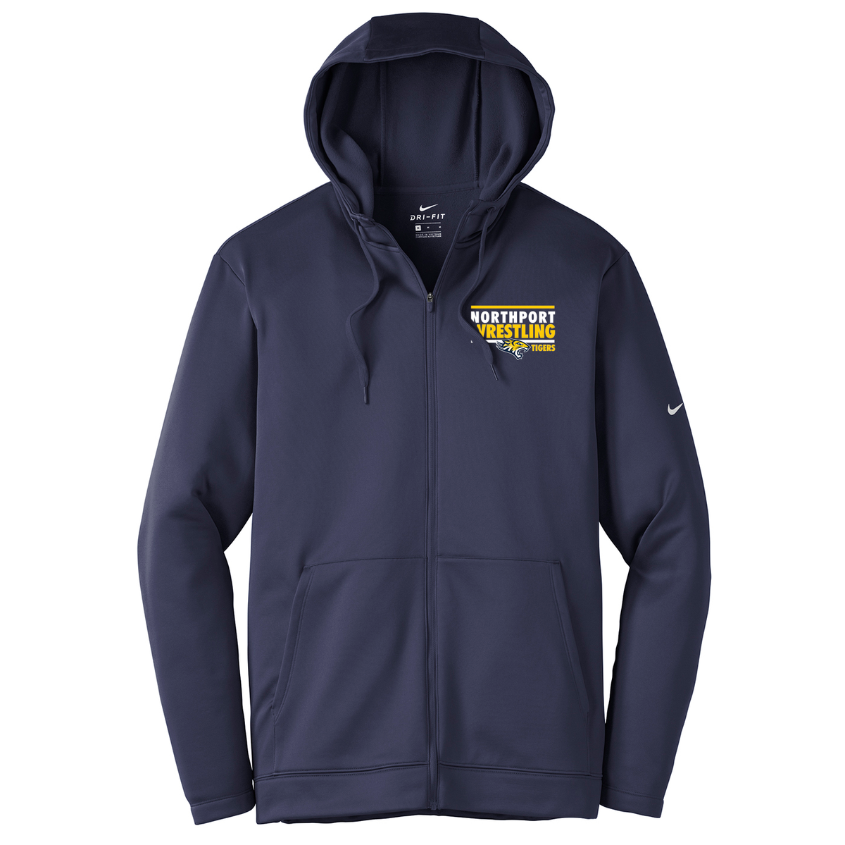 Northport Wrestling Nike Therma-FIT Full Zip Hoodie