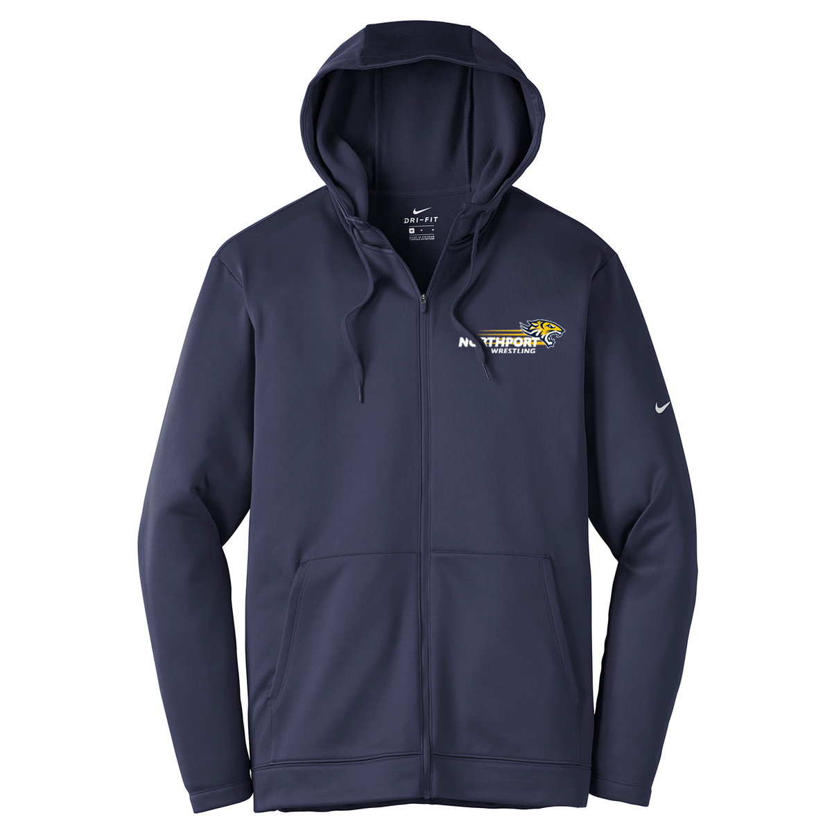 Northport Wrestling Nike Therma-FIT Full Zip Hoodie