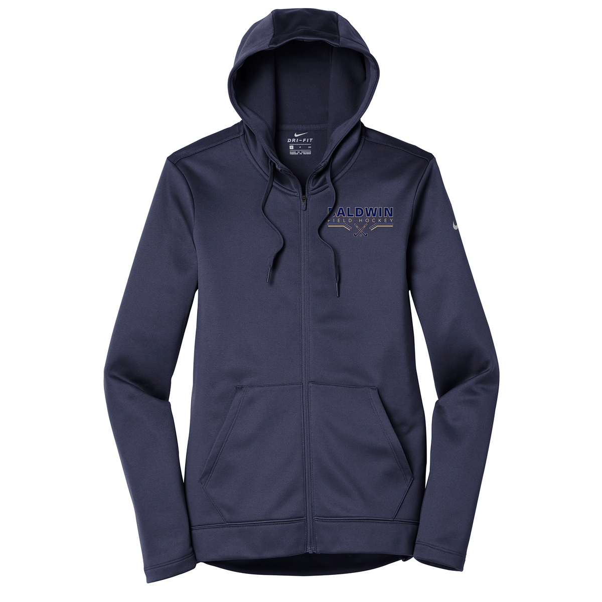 Baldwin Field Hockey Nike Ladies Therma-FIT Full Zip Hoodie